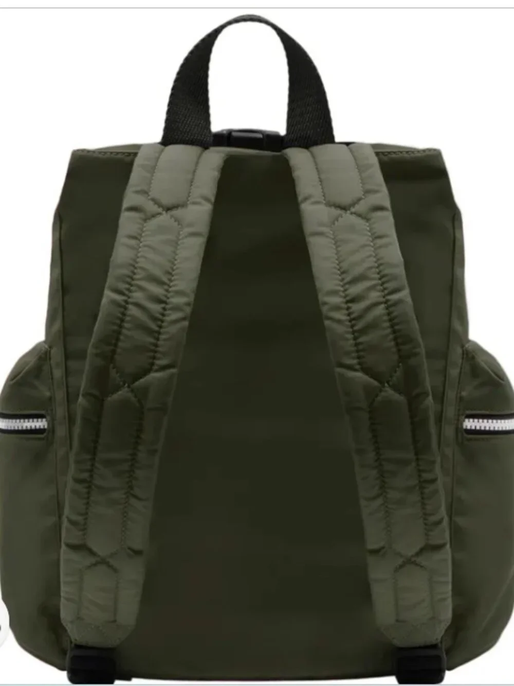 Hunter Unisex Nylon Large Top clip Backpack - Dark Olive Green - Picture 3 of 8